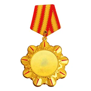 Custom Made Service Gedenk medaillen Trophäen Beauftragte Officer Conscripts Honor Badges