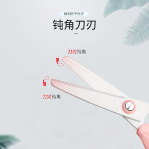 Juntu Ceramic Baby Food Scissors Straight Body 0-12 Months Portable For Meat And Kids Food Cutting - Product Image 2