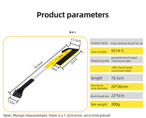 Opvouwbare Krasvrije Sneeuwborstel Met 16Inch Schuimpad - Product Image 2