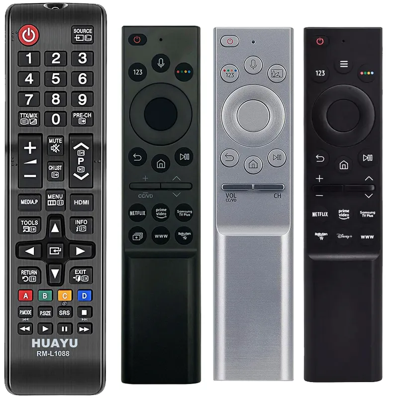 Netflixプライムビデオボタンを備えたSamsungSmart TV LCD LED UHD QLED TV用のHUAYU交換用ユニバーサルリモコン