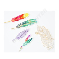 25 pièces de feuilles découpées colorées de style scrapbooking