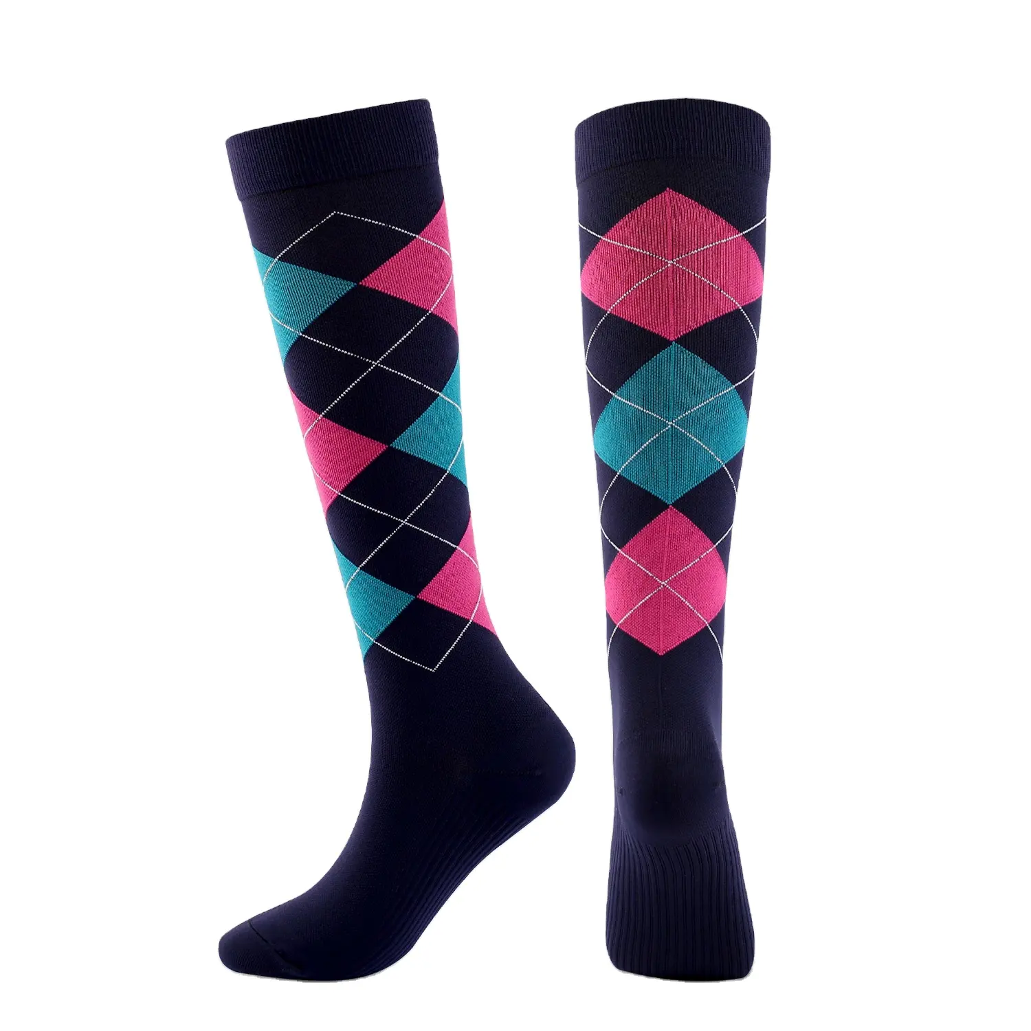 sonderangebot Übergröße unisex lauf-sport-socken kundenspezifisch knie-lang hochwertig krankenschwester medizinisch sport kompressionssocken