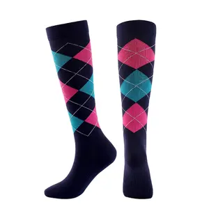 Hot selling plus size unisex running sports socks custom knee-length high-end nurse medical sports compression socks