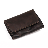Dompet Desain Sederhana Minimalis Pemegang Kartu, Inovasi Hadiah Bisnis Kustom Premium Dompet Kulit Pria