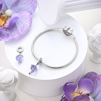 MULA Vente en gros Pendentif Serpent Mystique en Argent Sterling 925, Pendentifs et Breloques Raffinés avec Zircon pour Femmes, Bijoux Cadeau pour Fête d'Enfants
