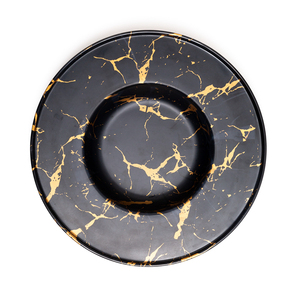 Ingrosso nuovo cappello da ristorante italiano a forma di indistruttibile ciotola di <span class=keywords><strong>pasta</strong></span> in melamina nera - Product Image 4