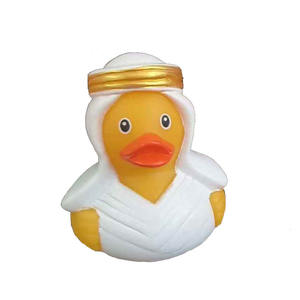 Wowei 도매 수영장을위한 새로운 럭셔리 오리 목욕 장난감 중동 비닐 부동 장난감 크리스마스 휴일 - Product Image 6