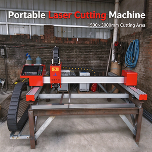เครื่องตัดไฟเบอร์เลเซอร์ CNC แบบพกพาสำหรับโรงงาน ตัดแผ่นโลหะ เหล็ก สแตนเลส อลูมิเนียม - Product Image 1
