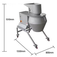 Industriële 220V Aardappel Wave Chips Snijmachine Groente & Fruit Snijder Voor Restaurants Gebruikt Conditie 500Kg Gewicht