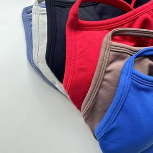 Completo Sportivo da Palestra Hot Seamless con Logo Personalizzato, Pantaloncini Push-Up Arricciati e Reggiseno Nero Incrociato per <span class=keywords><strong>Abbigliamento</strong></span> Sportivo da Donna Outdoor - Product Image 1