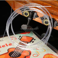 Wholesale OEM Bulk Durable Soprano Ukulele 21/23/26 Inch Nylon Core Four-Strings Stringed Instruments Parts Accessories