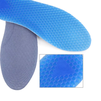 YEBEI semelles De chaussures Plantillas De Zapatos nid d'abeille antidérapant Absorption des chocs TPR hommes et femmes semelles décontractées universelles