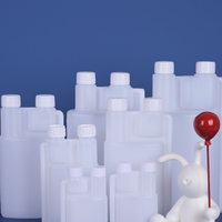 En stock : Bouteille à double col 1L, Bouteille à additifs à double port, Bouteille à réactifs, Bouteille mère, Bouteille en plastique à double port 500ml