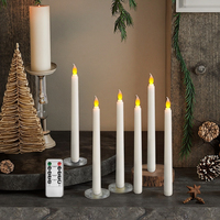Nouvelle bougie Led 3D à piles balançoire bougies sans flamme en vrac scintillantes pour l'église noël Led bougie lumière
