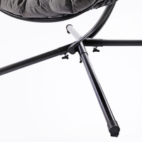 Mobilier de jardin moderne et extérieur Chaise balançoire de patio Chaise œuf suspendue Prix bon marché Vente en usine Chaise œuf suspendue en rotin