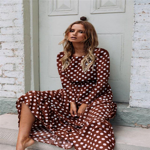 Women Bohemian Long Dress Hot sale Autumn Winter Fashion Printing Female Good Quality Elegant Dress - Product Image 6