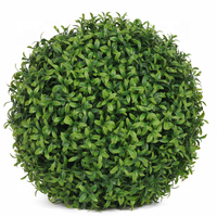 Linwoo Faux Buis Herbe Verte Balcon Jardin Artificielle Topiaire Boule D'herbe Pour La Fête De Mariage