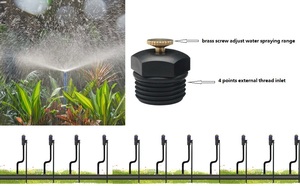 Farm Greenhouse Sprayer Adjustable 360 Systems Water Spray Nozzle Head - Product Image 6