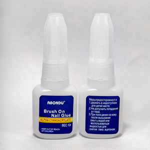 Colle à <span class=keywords><strong>ongles</strong></span> liquide GED Beauty Glue 10ml avec pinceau, séchage rapide, flacon plastique pour <span class=keywords><strong>faux</strong></span> <span class=keywords><strong>ongles</strong></span> - Product Image 2