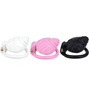 Jaula de Castidad Masculina FRRK Conch, Juguetes Sexuales para Hombres, Dispositivo de Jaula para Pene, Anillo para Pene, 4 Tamaños, Artículos para Adultos Mayores de 18 Años - Product Image 2