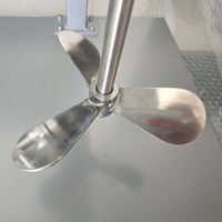 Mélangeur électrique compact à impulsion, hauteur réglable, pour liquides, idéal pour la chimie quotidienne, l'alimentation, les cosmétiques et le laboratoire