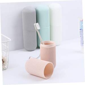 Estuche de viaje al por mayor para pasta de dientes, contenedores portátiles para enjuague bucal, soporte para vasos - Product Image 5