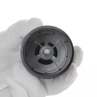 Vente en gros 75ml noir blanc vide rond en plastique bouteille de déodorant pour emballage cosmétique