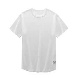 <span class=keywords><strong>T</strong></span>-Shirt oversize da uomo aderente in poliestere con stampa grafica in stile Waffle con stampa Logo personalizzata - Product Image 3