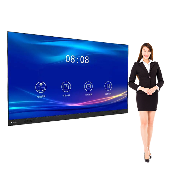 Interactive Flat Panel with Cloud Collaboration 86 Inch 4K Touch Screen Smart Board for Global Team Remote Meeting