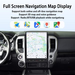 Radio de coche con pantalla táctil de 15.6'' con Android Auto, GPS, navegación, reproductor multimedia, Carplay inalámbrico para Nissan Titan 2016-2019 - Product Image 4