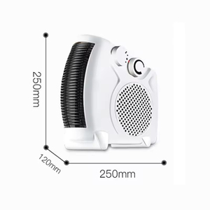 Chauffage <span class=keywords><strong>portable</strong></span> Chauffage soufflant <span class=keywords><strong>électrique</strong></span> Poignée de transport droite et plate Caractéristique de découpe de sécurité Réglage du ventilateur de commande réglable uniquement - Product Image 2
