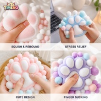Jouet Squishy Patte de Chat en PVC Moelleux Personnalisé, à Remontée Lente, Anti-Stress, Sensoriel, Cadeau, Vente en Gros OEM, Couleur Personnalisée en Usine