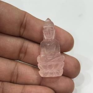 Colgante de Cuarzo Rosa Natural con Tallado de Buda, Escultura de Gema Tallada a Mano Antigua, Coleccionable, Venta al por Mayor, Regalo, Decoración, Calidad AAA - Product Image 5