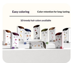 Kit de Tinte para el Cabello a Base de Hierbas, Sin Amoníaco, de Alta Calidad, para Uso en Salón, Larga Duración, Cubre las Canas, Venta al Por Mayor - Product Image 2