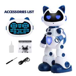 F10 Intelligent Induction Multi-Player Interactive Early Education Robot Cat - Programming, Stunts, Spray & Remote Control - Product Image 1