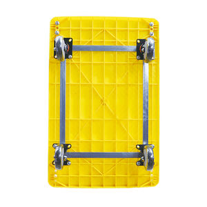 Industrial 300kg Plataforma plegable Carro de mano Rueda Almacén al aire libre Caja de plástico de goma Herramientas Plástico de PVC plegable - Product Image 4