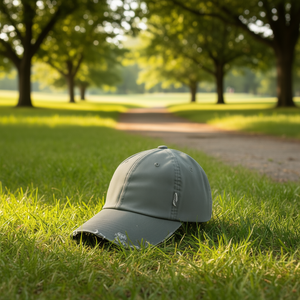 หมวกแคมป์สไตล์วินเทจ สีเขียวมะกอกอ่อน ผ้าฝ้าย 100% ปรับขนาดได้ ใส่ได้ทั้งชายและหญิง หมวกลำลอง - Product Image 2