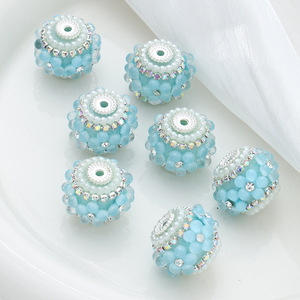 Cuentas de Lucite con Pedrería Nepalí, Diseño de Flor de Cinco Pétalos, Coloridas, Venta al por Mayor para la Fabricación de Joyería y Bolígrafos con Cuentas, Éxito de Ventas 2025 - Product Image 4