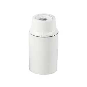 Soporte de lámpara de tornillo de plástico baquelita, producto promocional de alta calidad, E14
