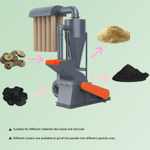 Ligne de production de charbon de bois en poudre de charbon de bois efficace, moteur à courant alternatif pour machine à briquettes de charbon de bois pour barbecue et chicha, capacité de 2000 à 30000 kg/h - Product Image 5