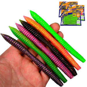 <span class=keywords><strong>Leurre</strong></span> souple à coulée lente SNEDA, vers Senko <span class=keywords><strong>Finesse</strong></span> sans poids pour montage de montage, appât naturel pour la pêche au bar, à la perche et aux poissons-chaussons - Product Image 2