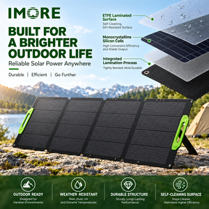 Outdoor <b>Solar</b> <b>Charger</b> 400W Foldable ETFE Monocrystalline Panel with MC4 Anderson XT60 Options for Camping Hiking and Travel - Product Image 3