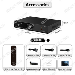 SML AS400 Hi-Res DAC khuếch đại công suất Tai nghe AMP Hỗ trợ <span class=keywords><strong>Bluetooth</strong></span> USB quang đồng trục mm Vinyl Phono khuếch đại Bộ giải mã âm thanh - Product Image 6