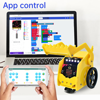 Kit de Coche Robótico Mini Desk Bit de Keyestudio para Programación STEM con Micro:bit, Sin Placa Controladora
