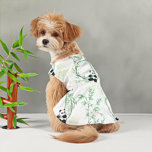 Venta al por mayor <span class=keywords><strong>de</strong></span> lujo <span class=keywords><strong>de</strong></span> poliéster impreso ropa para mascotas Chinoiserie Classics Año Nuevo Tang Suit para <span class=keywords><strong>perros</strong></span> clásico perro accesorio vestido - Product Image 1