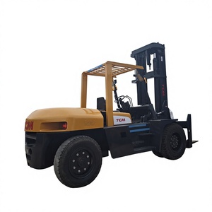 Japan Original TCM 100 10Tons Three Masts Diesel <b>Forklift</b> Counterbalance <b>Forklift</b> - Product Image 1