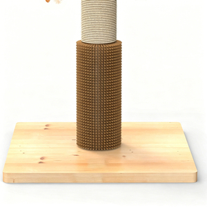 Arredamento per Animali Domestici da Interno, Resistente Tiragraffi per Gatti in Sisal con Giocattoli a Piuma Sospesi per Soggiorno e Camera da Letto - Product Image 4