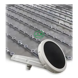 Membrane Disk Aerator bubbles air disc diffuser for Sewage Water Treatment Fish Farming