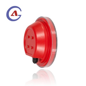 Road Safety Blinking Led signal Solar Powered Traffic Light Yellow Solar Flash Warning Light - Product Image 2