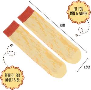 <span class=keywords><strong>Chaussettes</strong></span> personnalisées professionnelles en forme de pain et de bagel, lot de 4, <span class=keywords><strong>chaussettes</strong></span> fantaisie sur le thème de la pâtisserie, cadeau unisexe pour les passionnés de pâtisserie - Product Image 2